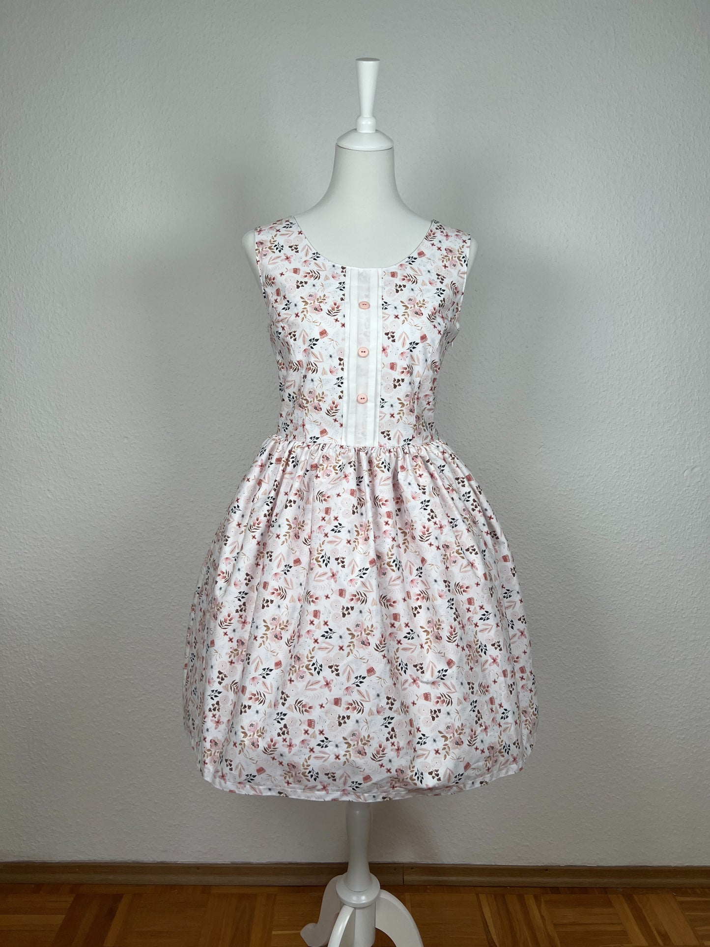 Streublumen Jumperskirt - rosa